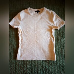 Banana Republic ribbed shrunken T-shirt, size small